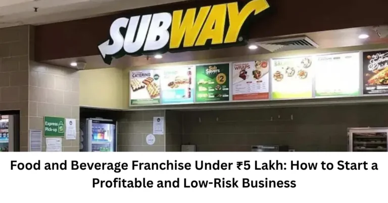 Food and Beverage Franchise Under