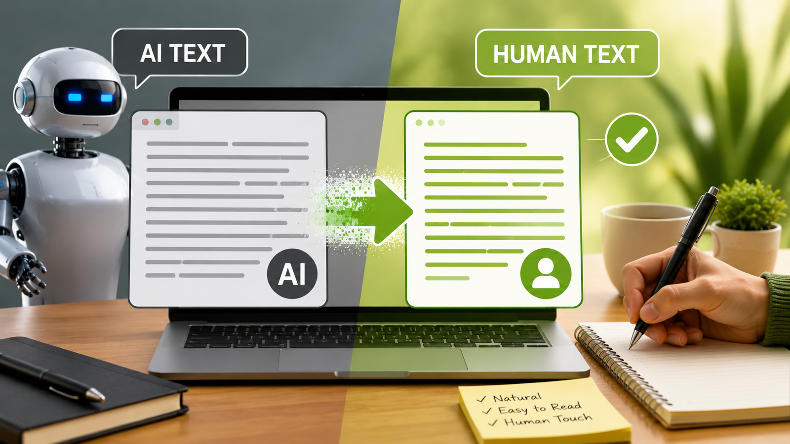 AI Text Ko Human Text Me Kaise Badle