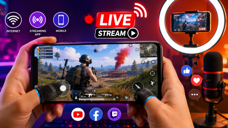 Mobile Me Game Stream Kaise Kare:बिना कंप्यूटर के मोबाइल से लाइव स्ट्रीम कैसे करें?