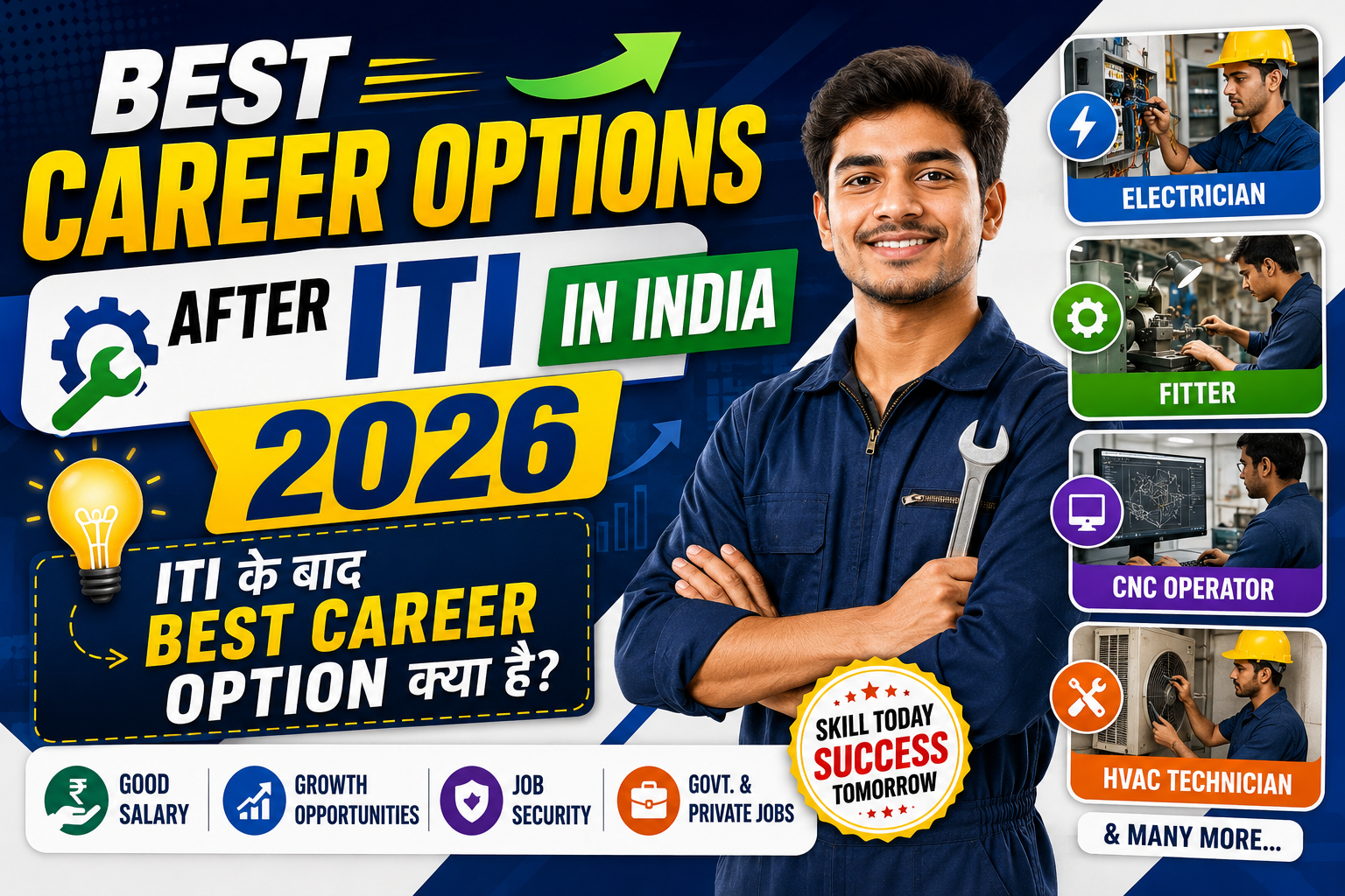 Best Career Options After ITI in India 2026: ITI के बाद Best Career Option क्या है?