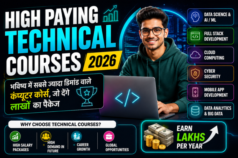 High Paying Technical Courses 2026: भविष्य में सबसे ज्यादा डिमांड वाले कंप्यूटर कोर्स, जो देंगे लाखों का पैकेज