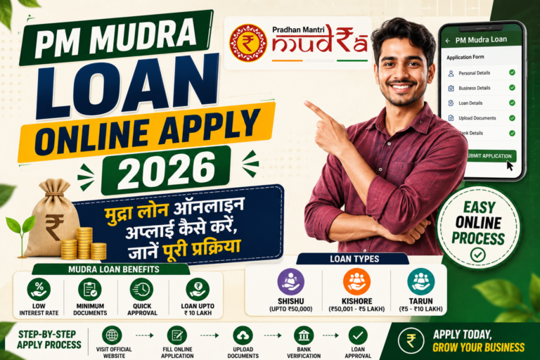 PM Mudra Loan Online Apply 2026: मुद्रा लोन ऑनलाइन अप्लाई कैसे करें, जानें पूरी प्रक्रिया