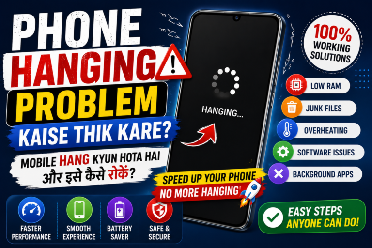 Phone Hanging Problem Kaise Thik Kare: Mobile Hang Kyun Hota Hai और इसे कैसे रोकें?