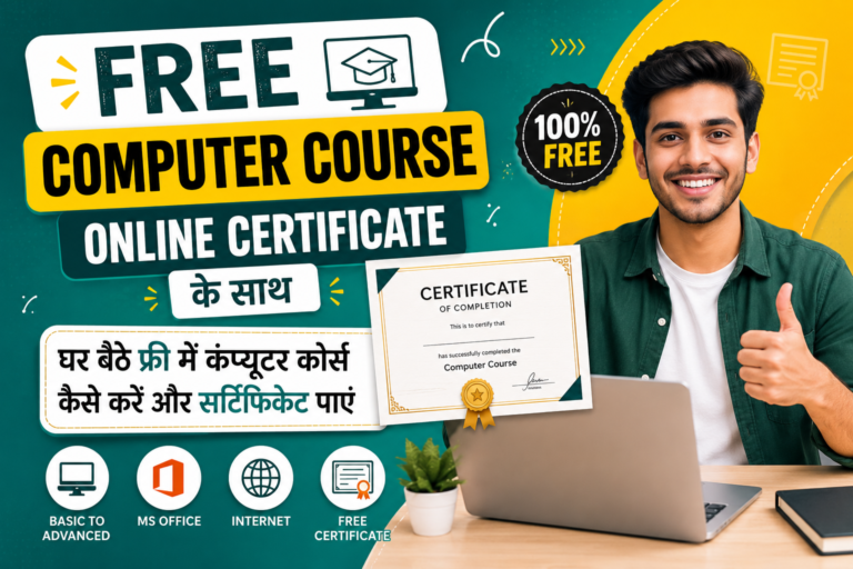 Free Computer Course Online Certificate Ke Sath